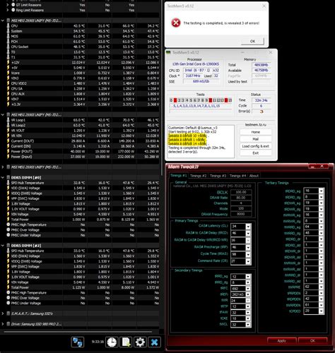 tm5 memory testing overclock